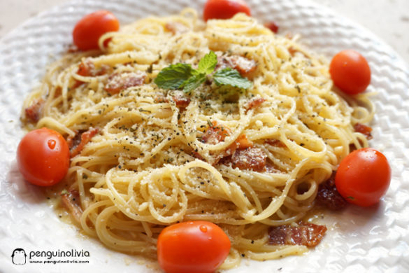 Carbonara意大利面食譜 Spaghetti Carbonara Recipe
